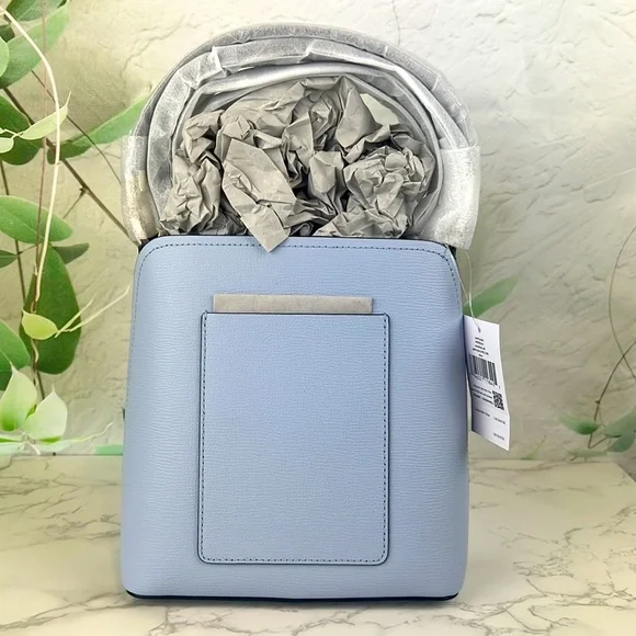 Kate Spade Darcy Small Bucket Shoulder Bag Pale Hydrangia Multi - Picture 2 of 16